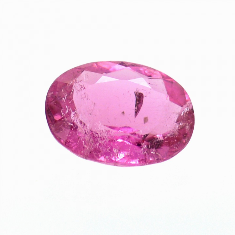 Tormalina rosa da 1,48 carati taglio ovale 8,67 x 6,72 mm