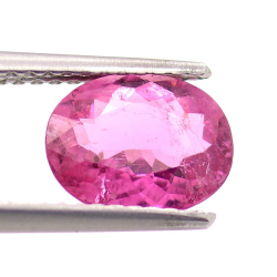 1.48ct Pink Tourmaline Oval Cut 8.67x6.72mm