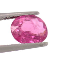 1.48ct Pink Tourmaline Oval Cut 8.67x6.72mm