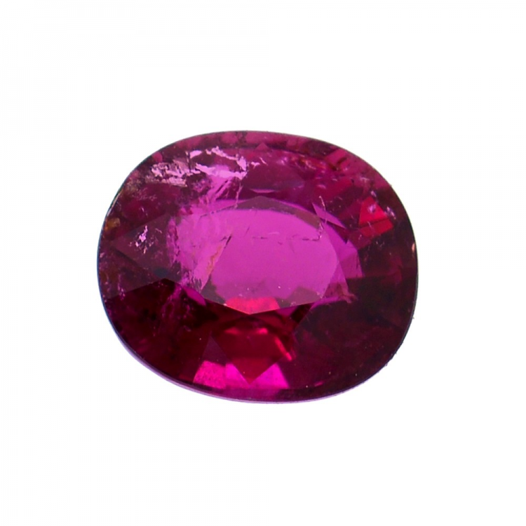 1.83ct Pink Tourmaline Oval Cut 7.85x6.71mm