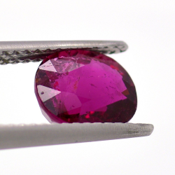 1.83ct Pink Tourmaline Oval Cut 7.85x6.71mm