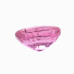 1,15 ct rosafarbener Turmalin im Ovalschliff, 7,48 x 5,50 mm