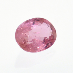 1.16ct Tourmaline Rose Taille Ovale 7.54x5.67mm