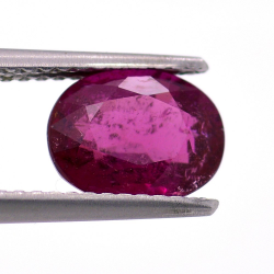 1.84ct Pink Tourmaline Oval Cut 8.60x6.63mm