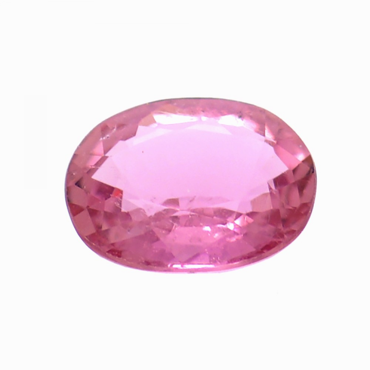 0,93 ct rosa Turmalin im Ovalschliff 7,35 x 5,85 mm