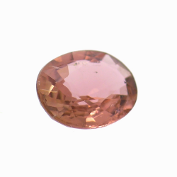 1,10 ct rosa Turmalin im Ovalschliff 7,79 x 6,07 mm