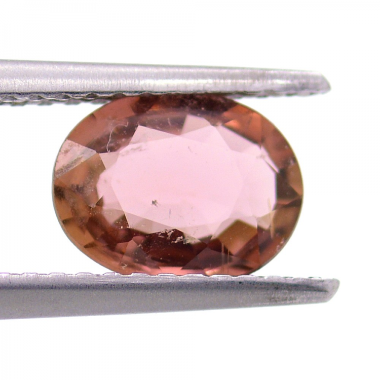 1,10 ct rosa Turmalin im Ovalschliff 7,79 x 6,07 mm