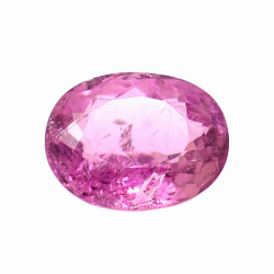 1.65 ct Tormalina Rosa in Faccettato Ovale