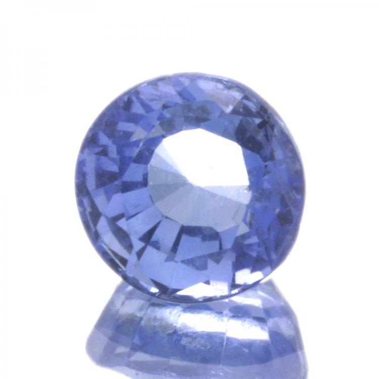 0,91 ct. Saphir bleu taille ovale 5,22x3,66 mm