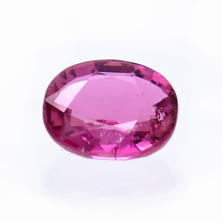 1.22ct Tourmaline Rose Taille Ovale 7.34x6.29mm