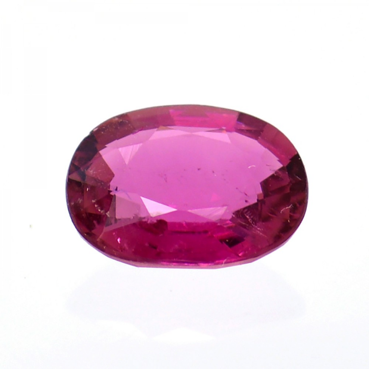 1.14ct Tourmaline Rose Taille Ovale 7.68x6.03mm