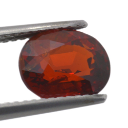 2.99ct Grenat Spessartine Coupure Ovale