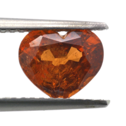 1.88ct Granato Espesartina Taglio Cuore