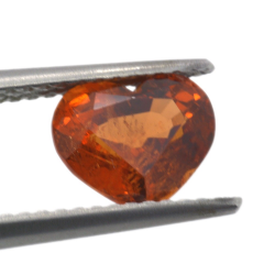 1.88ct Spessartine Garnet Heart Cut