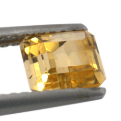 1.23ct Topaze Impériale Taille Émeraude