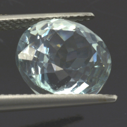 5.77ct Acquamarina in Faccettato Rotondo