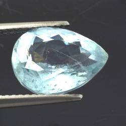 3.95ct Aquamarine Pear Cut