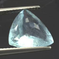 5.18ct Aquamarine Trillion Cut