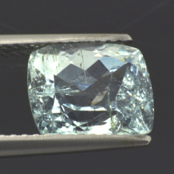 3.78ct Acquamarina in Faccettato Cuscino