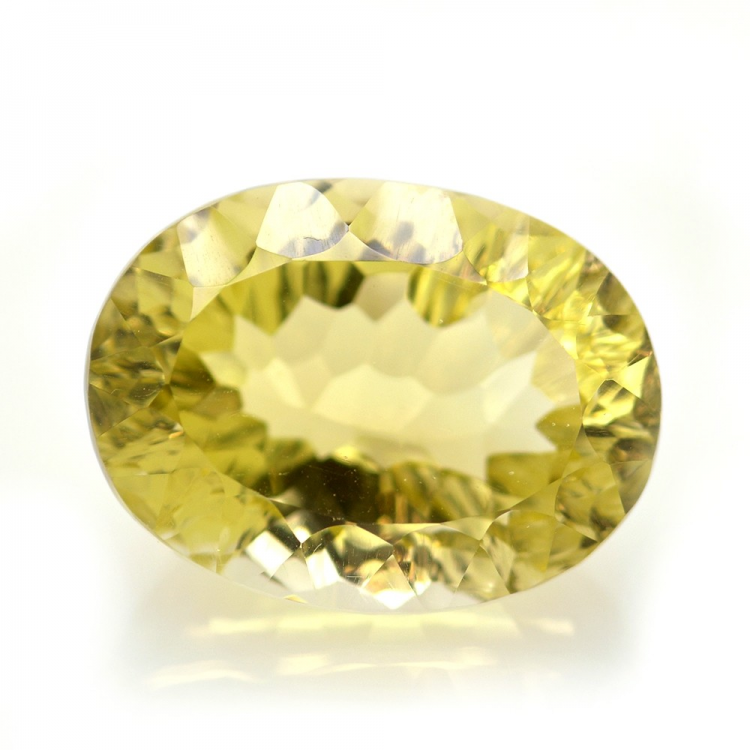 13.70ct Lemon Quartz Oval Cut