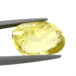 14.97ct Quarzo Limone in Faccettato Ovale