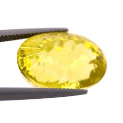 19.87ct Quarzo Limone in Faccettato Ovale