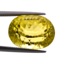 21.91ct Lemon Quartz Oval Cut