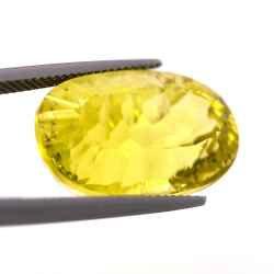 23.79ct Quarzo Limone in Faccettato Ovale