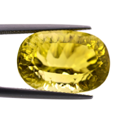 23.24ct Quarzo Limone in Faccettato Ovale