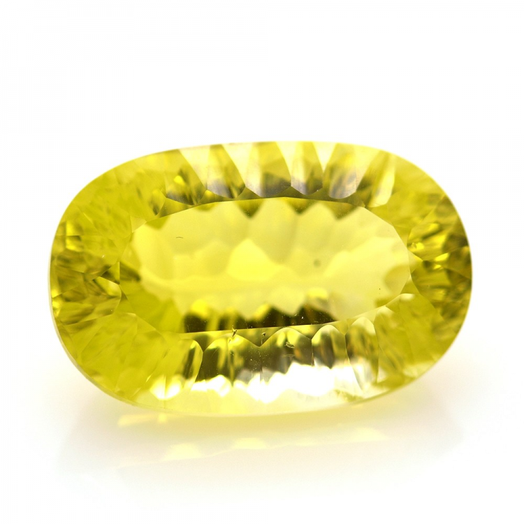 25.81ct Quartz Citron Taille Ovale