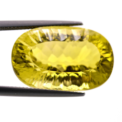 25.81ct Cuarzo Limón Talla Ovalada