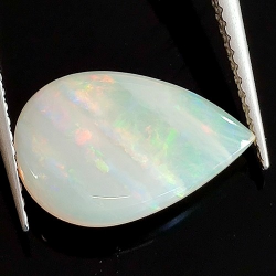 2.52ct Noble Opal Cabochon Pear Cut