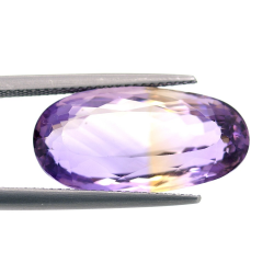 15.13ct Ametrine Oval Cut