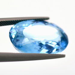 29.30ct Blue Topaz Oval Cut