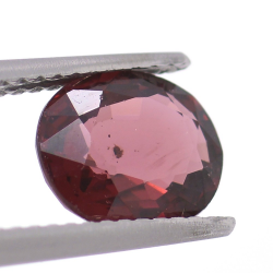 2.19ct  Grenat Rhodolite Taille Ovale