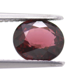 2.10ct  Grenat Rhodolite Taille Ovale