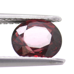 1.69ct Grenat Rhodolite Taille Ovale