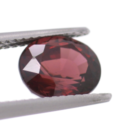 2.71ct Grenat Rhodolite Taille Ovale