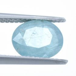 2.03ct Grandidierite Oval Cut