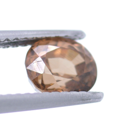 1.60ct  Rosa Zirkon Oval Schnitt