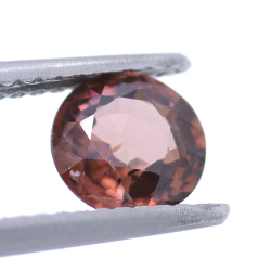 1.21ct  Rosa Zirkon Rund Schnitt