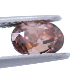 2.00ct  Rosa Zirkon Oval Schnitt