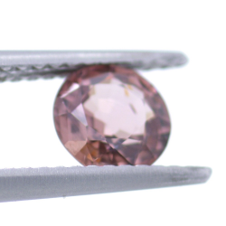 1.21ct  Rosa Zirkon Rund Schnitt