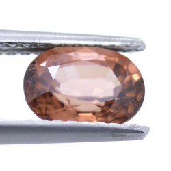 1.50ct Zircone Rosa Faccettato Ovale