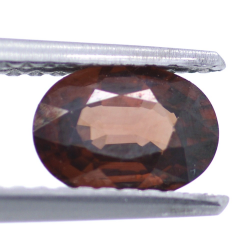 1.24ct Zircone Rosa Faccettato Ovale