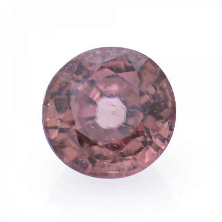 1.33ct Zircone Rosa Faccettato Rotondo