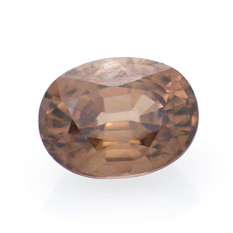 1.60ct Zircon Rose Taille Ovale