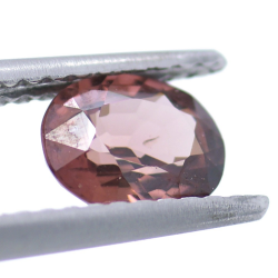 1.01ct Zircone Rosa Faccettato Ovale