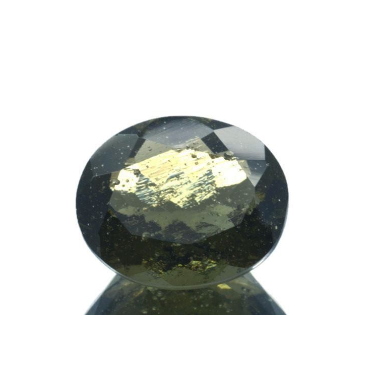 2.92ct.Moldavite Oval Cut