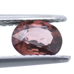 1.01ct Zircone Rosa Faccettato Ovale